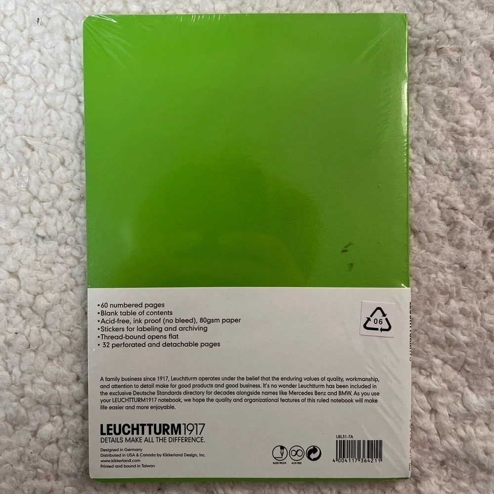 Leuchtturm1917 Lined Soft Cover Jottbook Notebook
